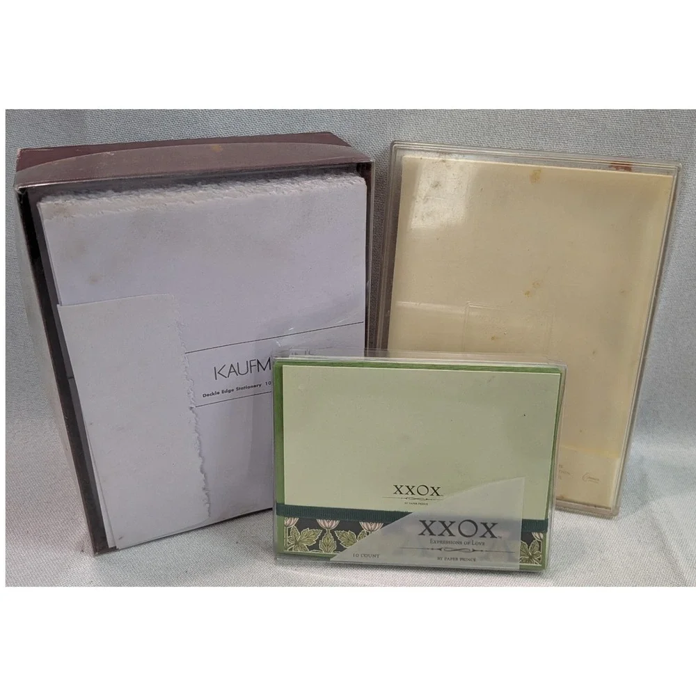 Crane Kaufmanns Stationery Bundle Mixed Vintage Christmas Cards Notes Fair Multi
